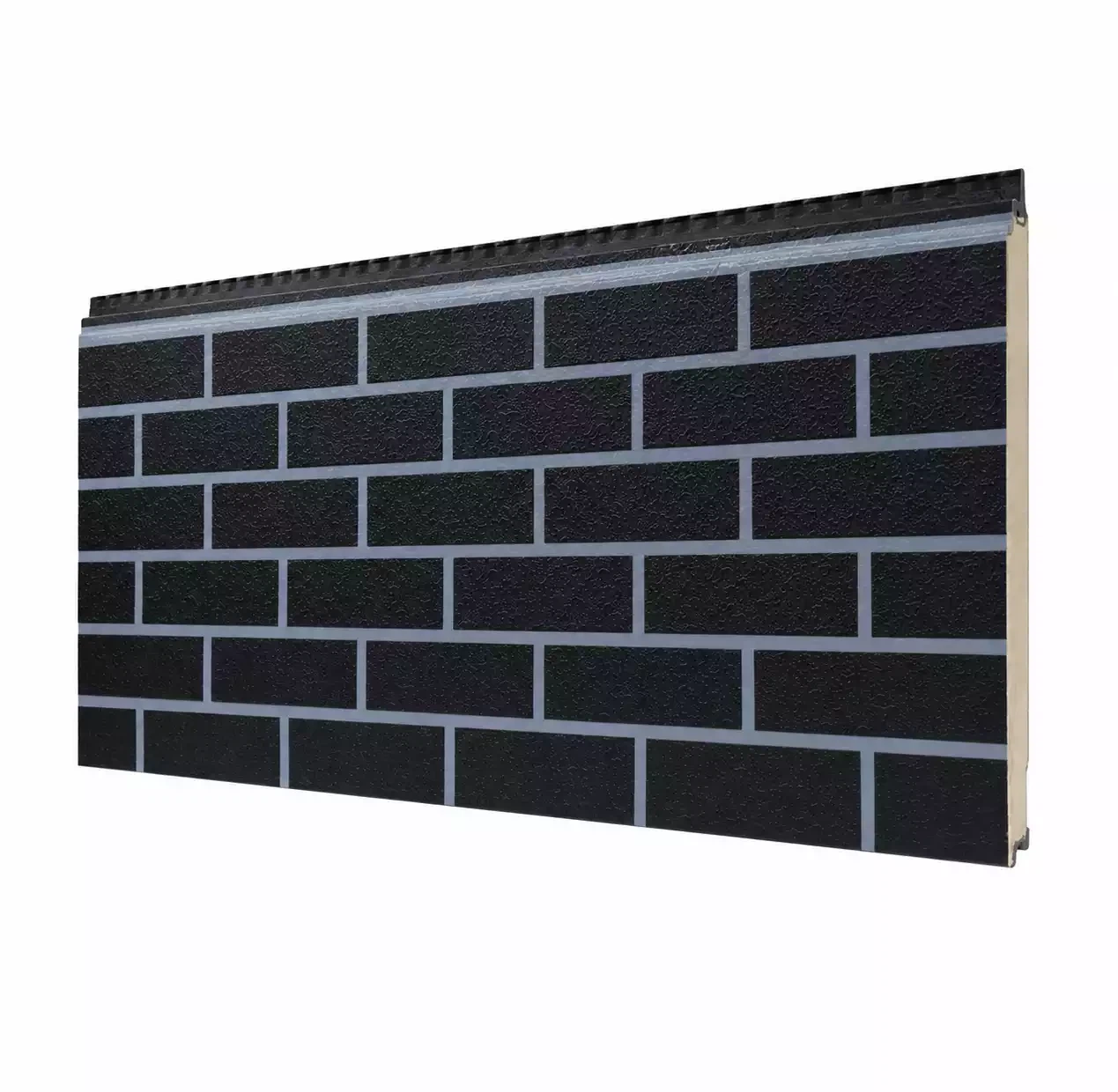 Painel lateral de tijolo texturizado