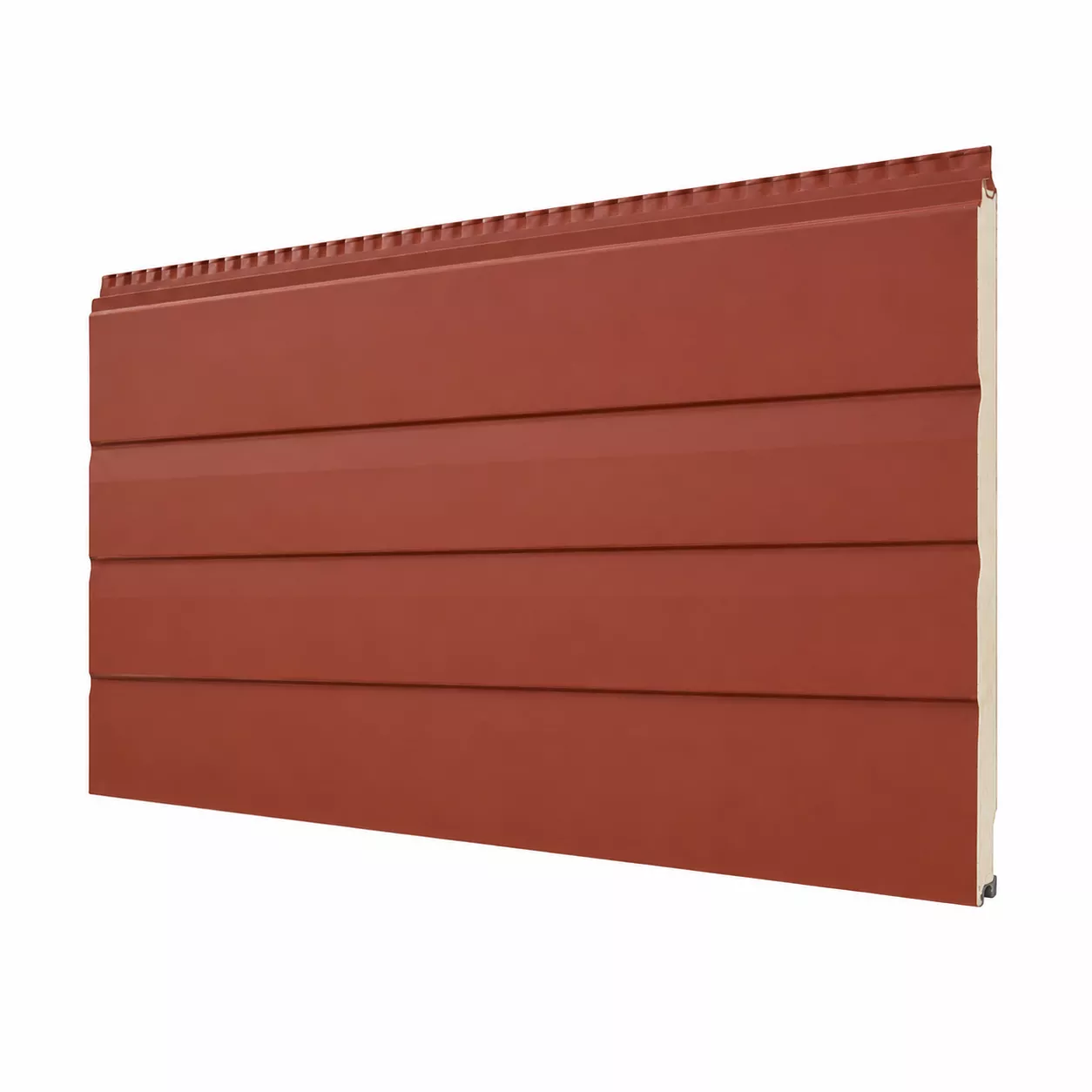 Painel lateral de metal com ranhuras triplas